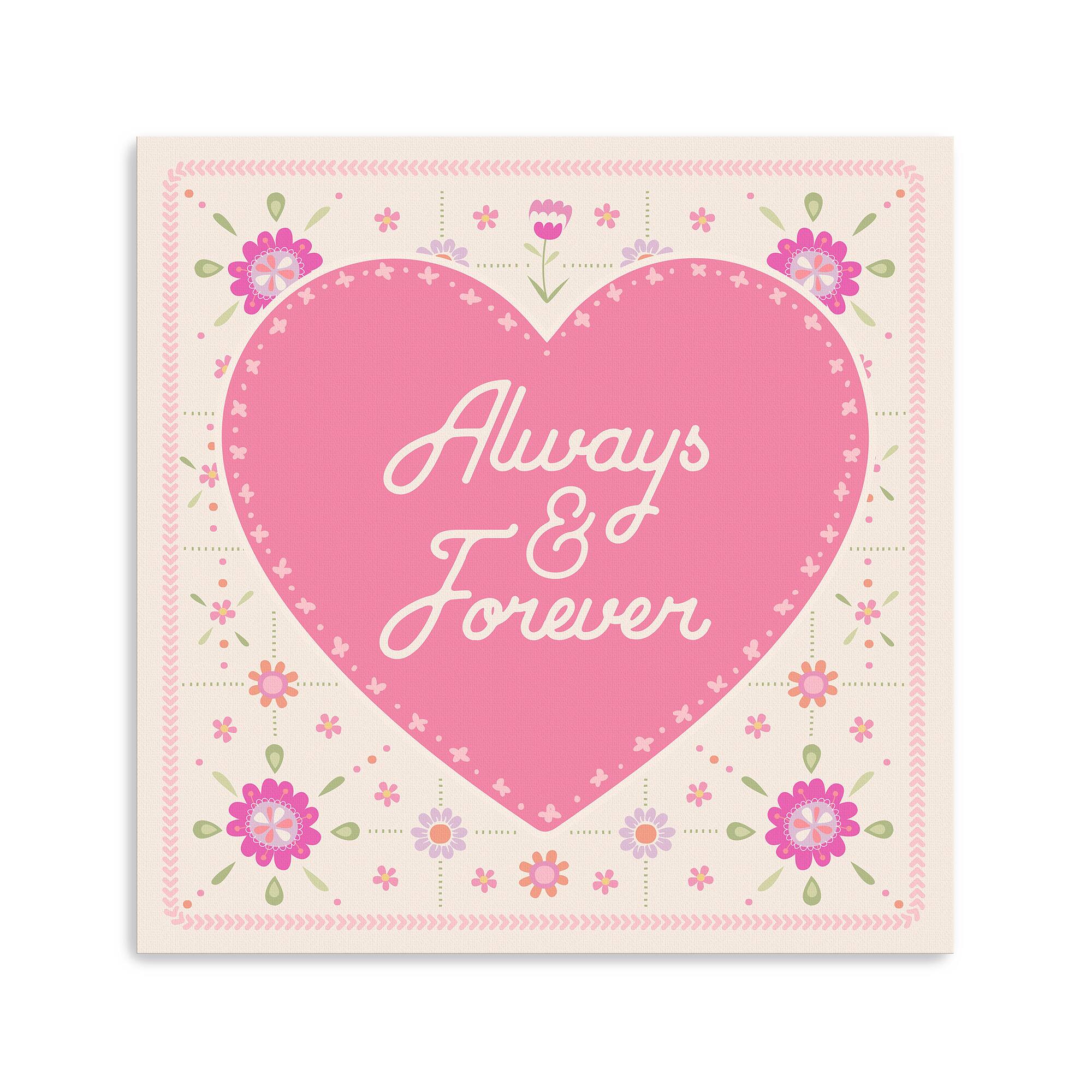 Always & Forever II Canvas Giclée Art